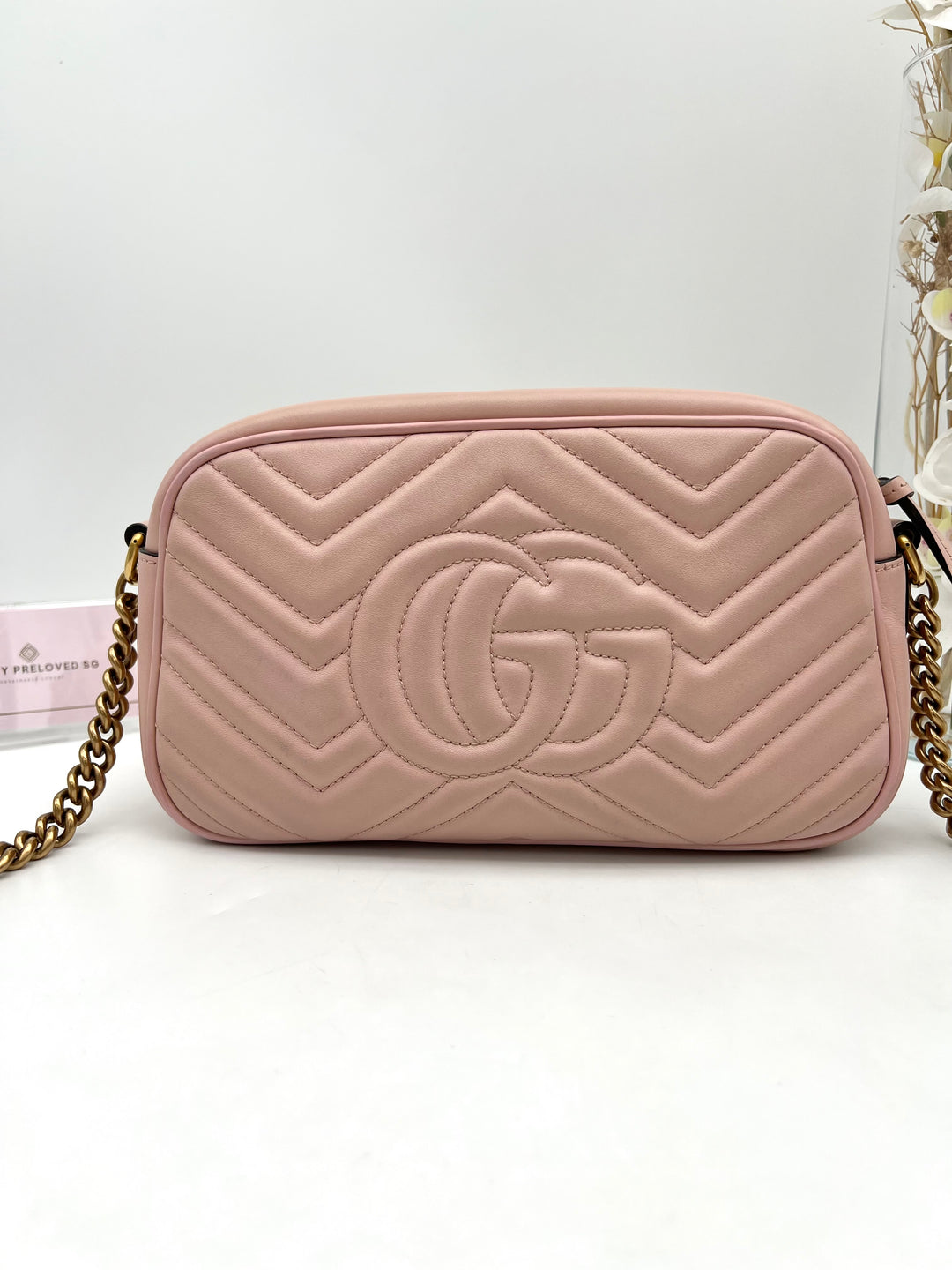 GUCCI MARMONT CAMERA QUILTED SMALL