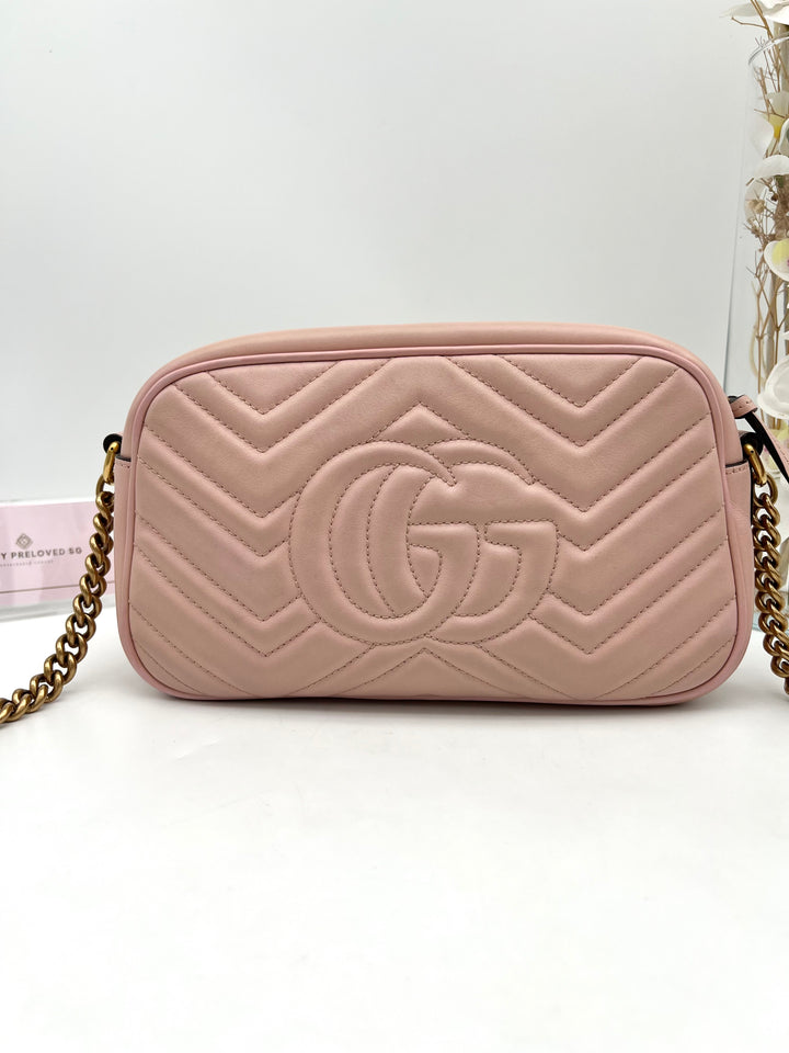 GUCCI MARMONT CAMERA QUILTED SMALL