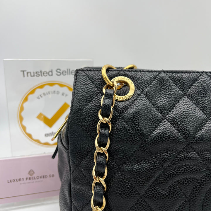 CHANEL CAVIAR PETIT TIMELESS TOTE PTT