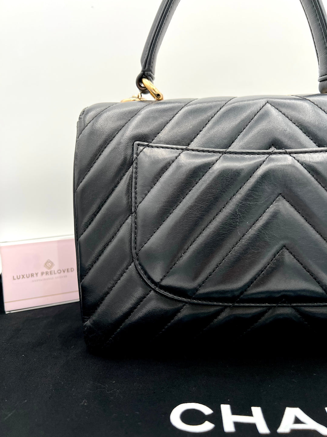 CHANEL TRENDY CHEVRON LAMBSKIN NO.25