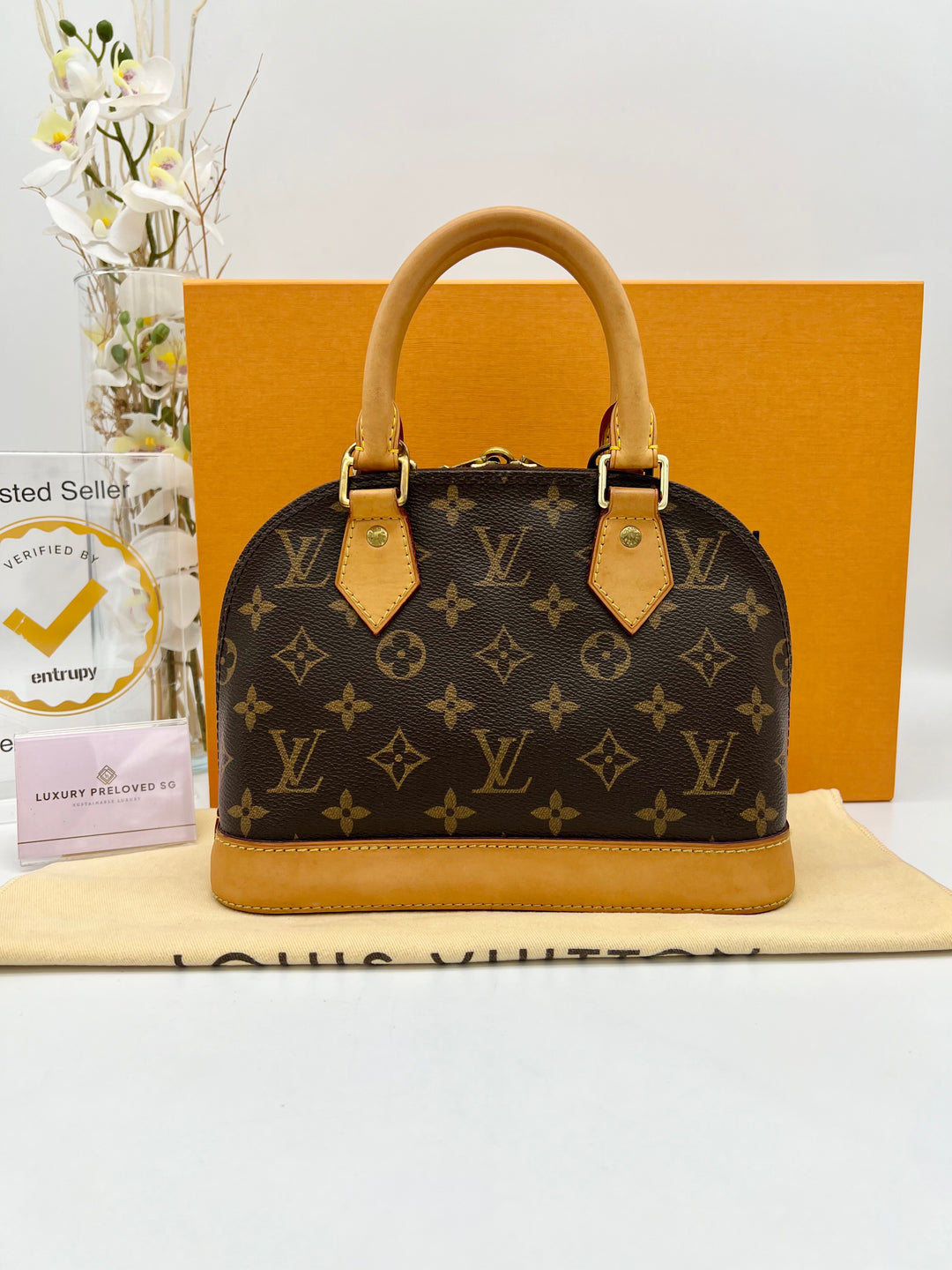 LOUIS VUITTON ALMA BB MONOGRAM