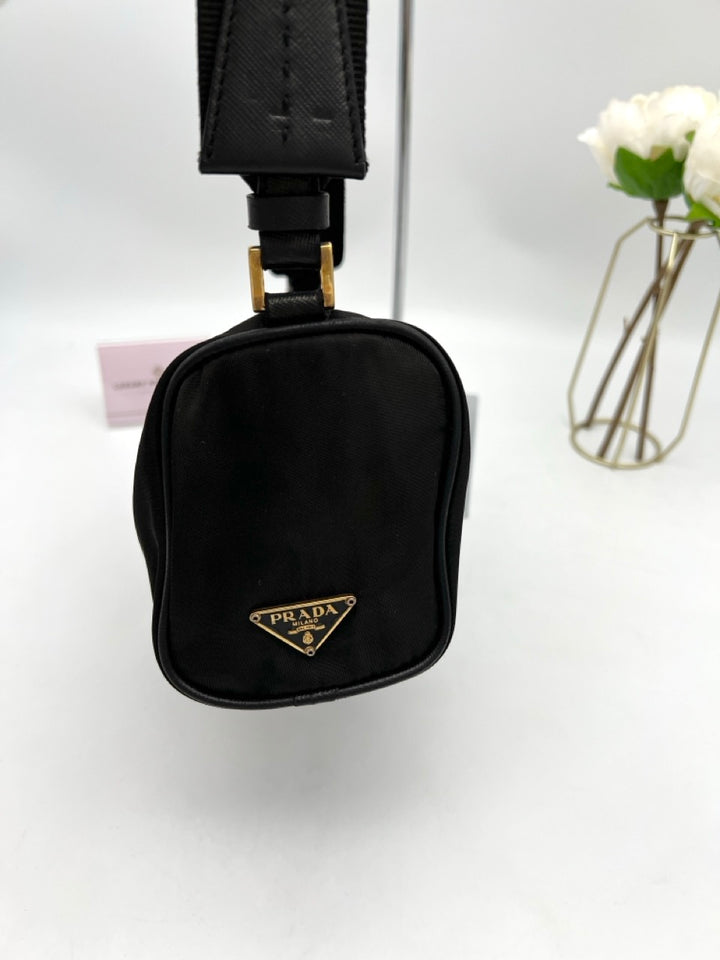 PRADA QUILTED NYLON SHOULDER BAG