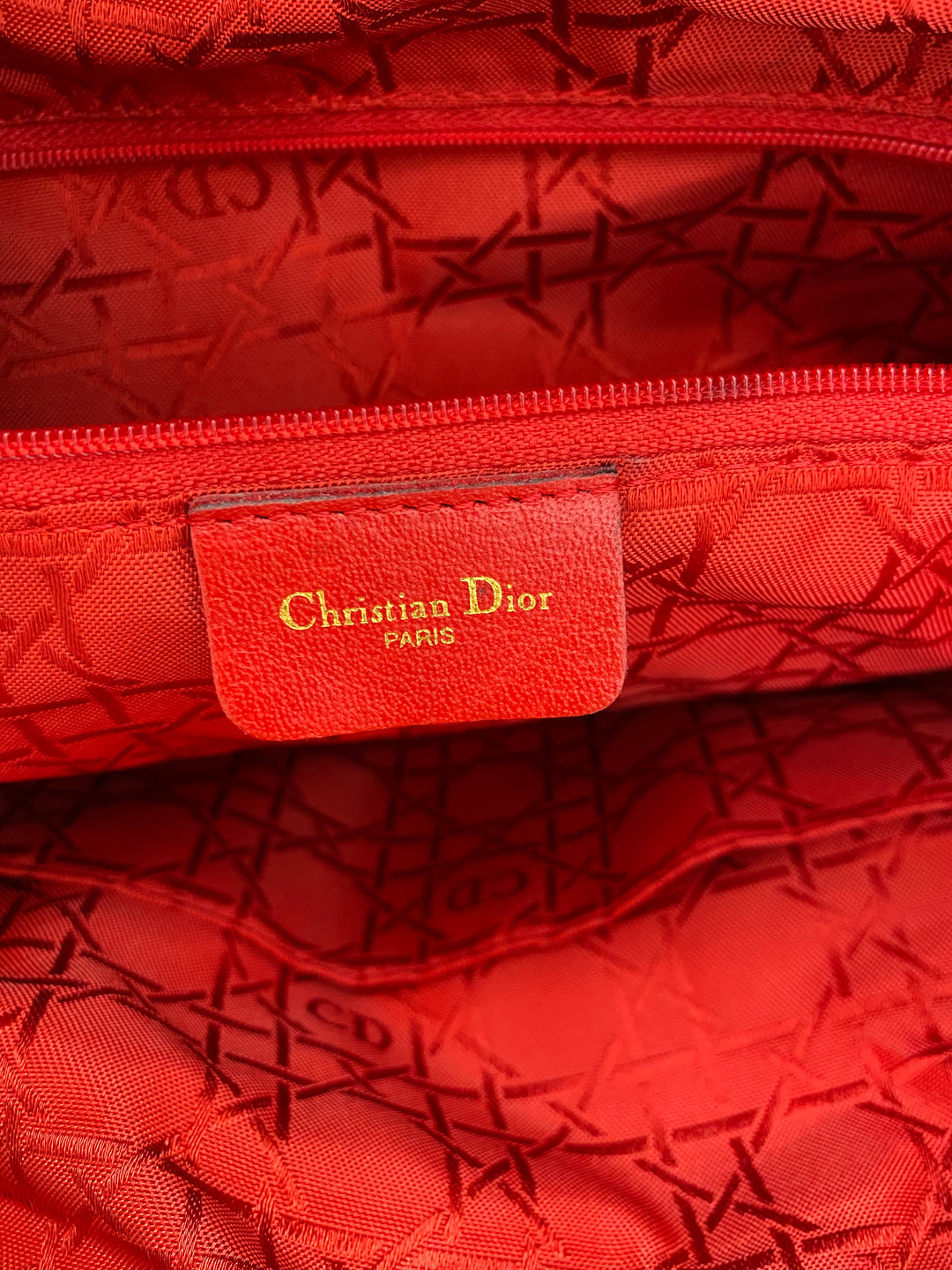 CHRISTIAN DIOR LADY DIOR CANVAS