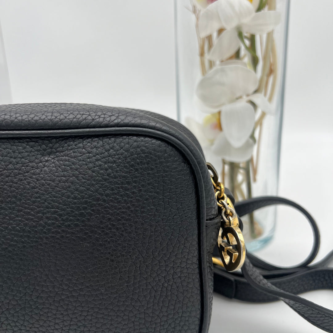 GUCCI DISCO SOHO CROSSBODY BLACK