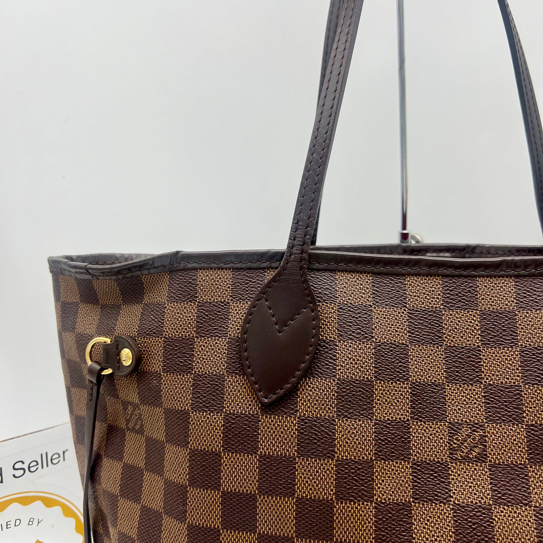 LOUIS VUITTON NEVERFULL MM DAMIER EBENE