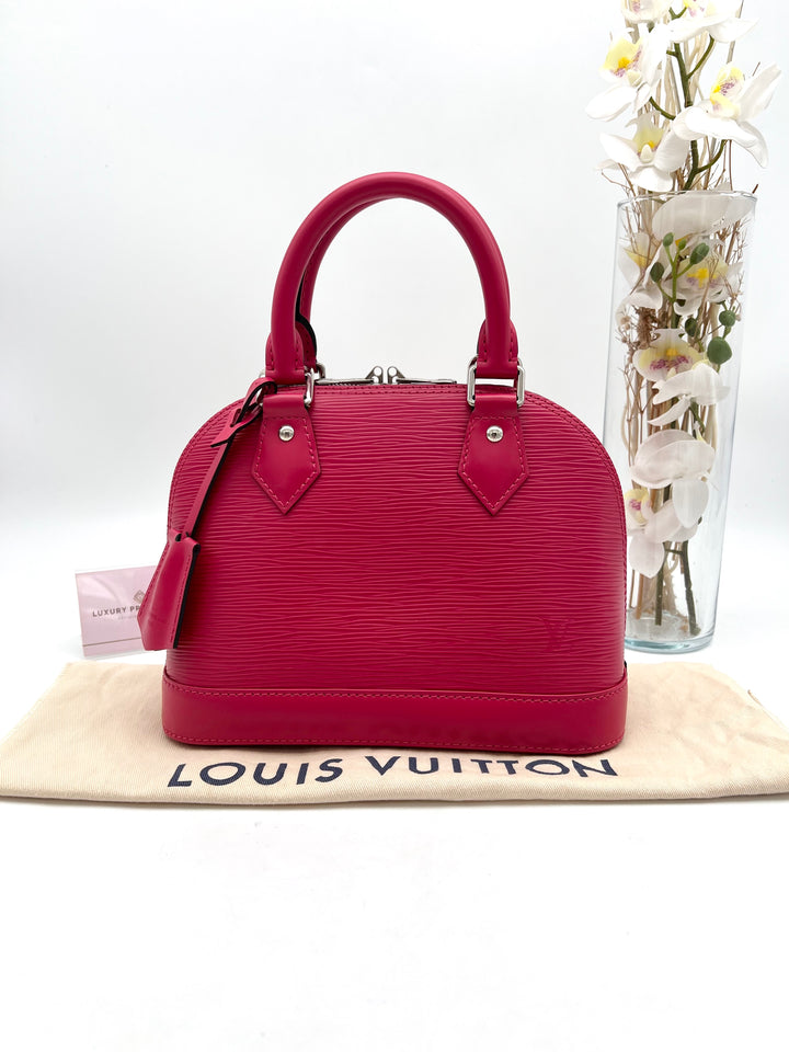 LOUIS VUITTON ALMA BB FUCHSIA EPI