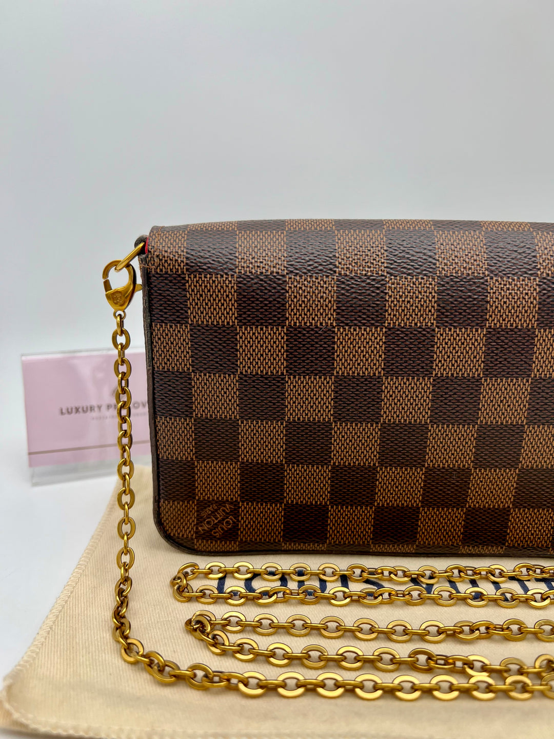 LOUIS VUITTON FELICIE DAMIER EBENE
