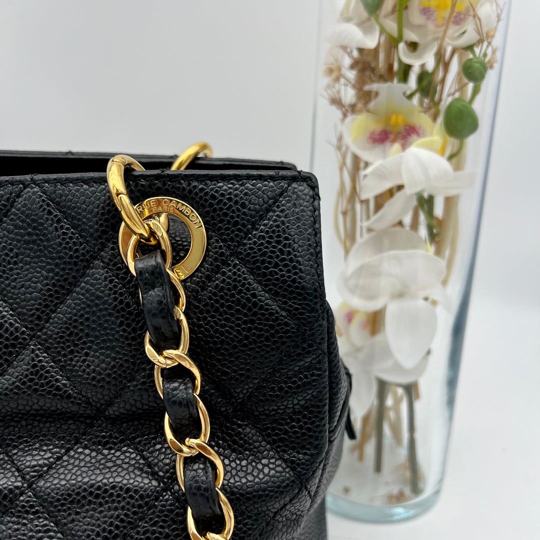 CHANEL CAVIAR PETIT TIMELESS TOTE PTT