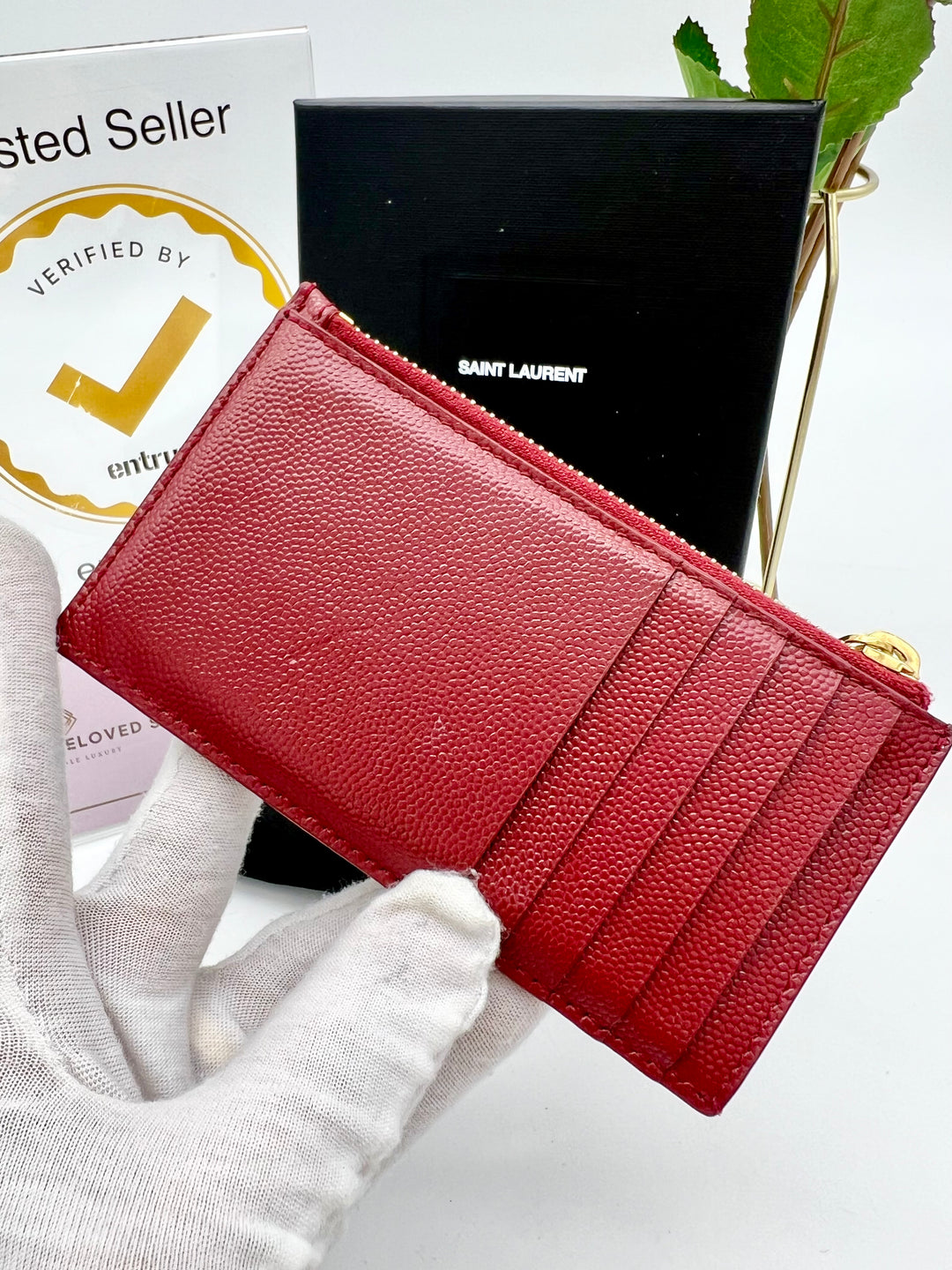 YVES SAINT LAURENT CARD POUCH