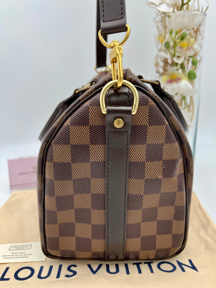LOUIS VUITTON BANDOULIERE 25 DAMIER EBENE