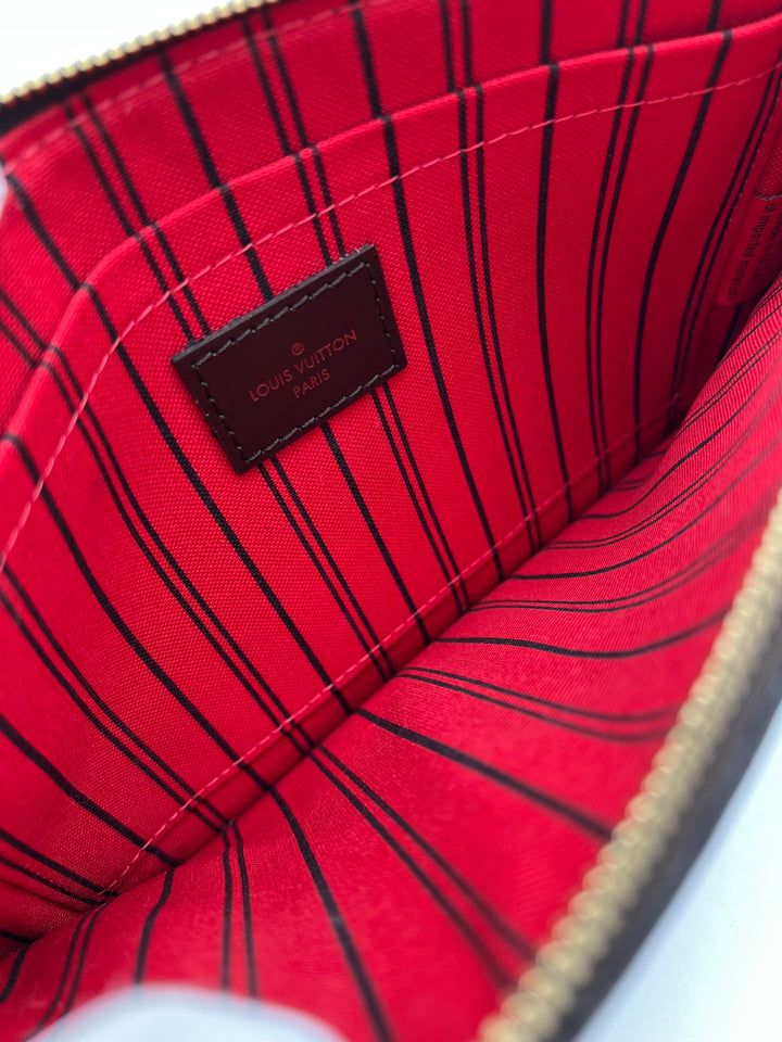 LOUIS VUITTON NEVERFULL MM DAMIER POUCH