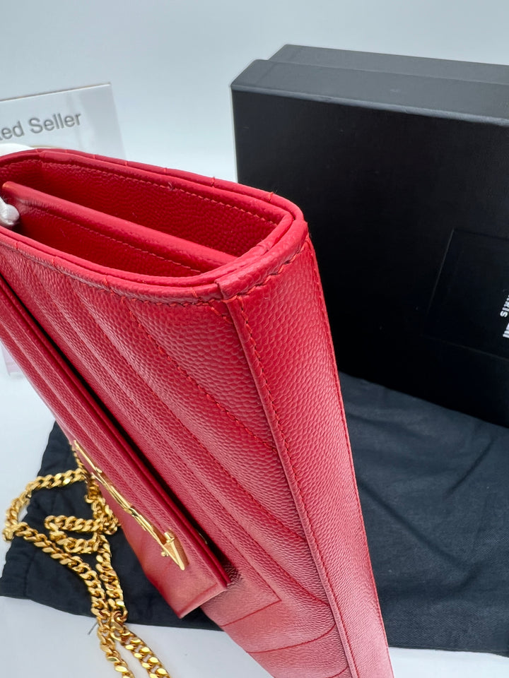 YVES SAINT LAURENT WALLET ON CHAIN