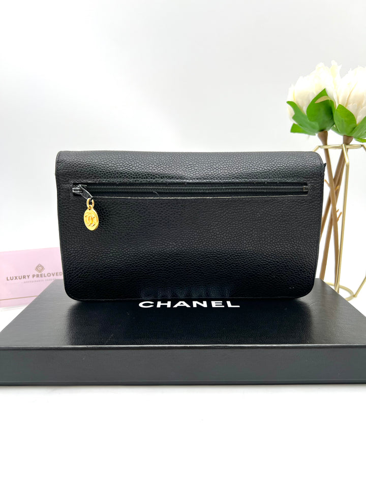 CHANEL CAVIAR TIMELESS CLUTCH