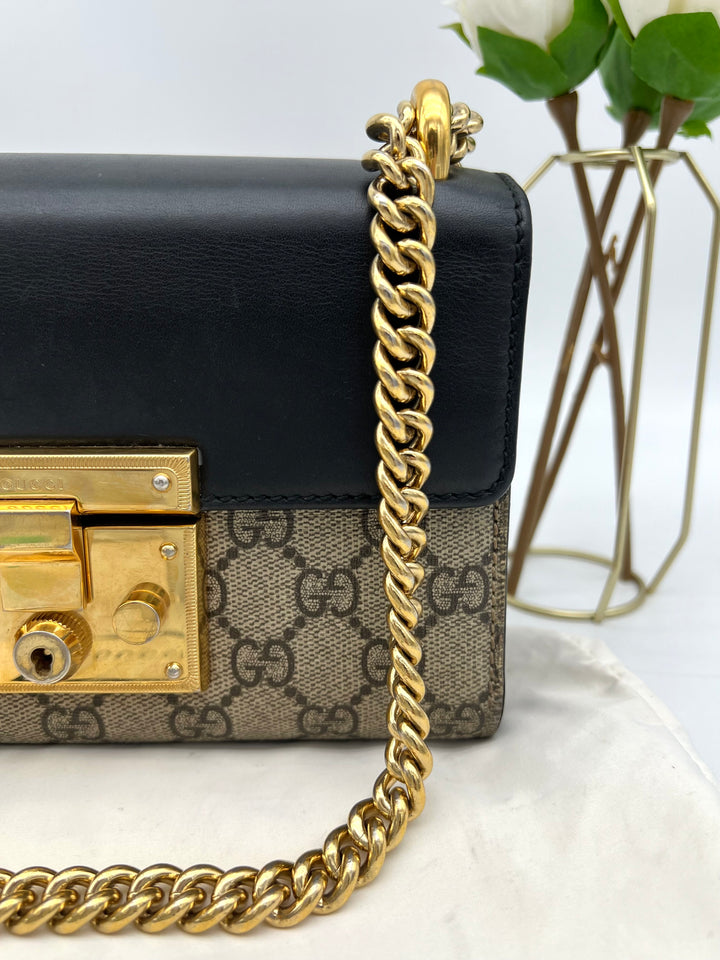 GUCCI PADLOCK GG SUPREME SMALL BAG
