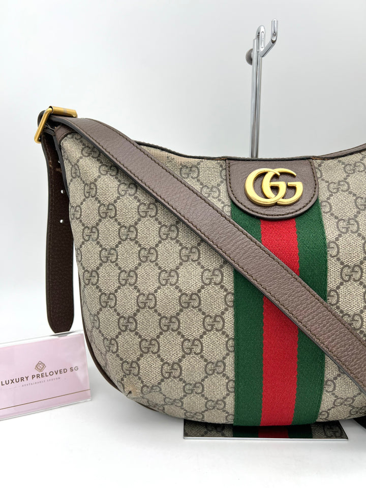 GUCCI PVC OPHIDIA SHOULDER BAG (NEW VERSION )