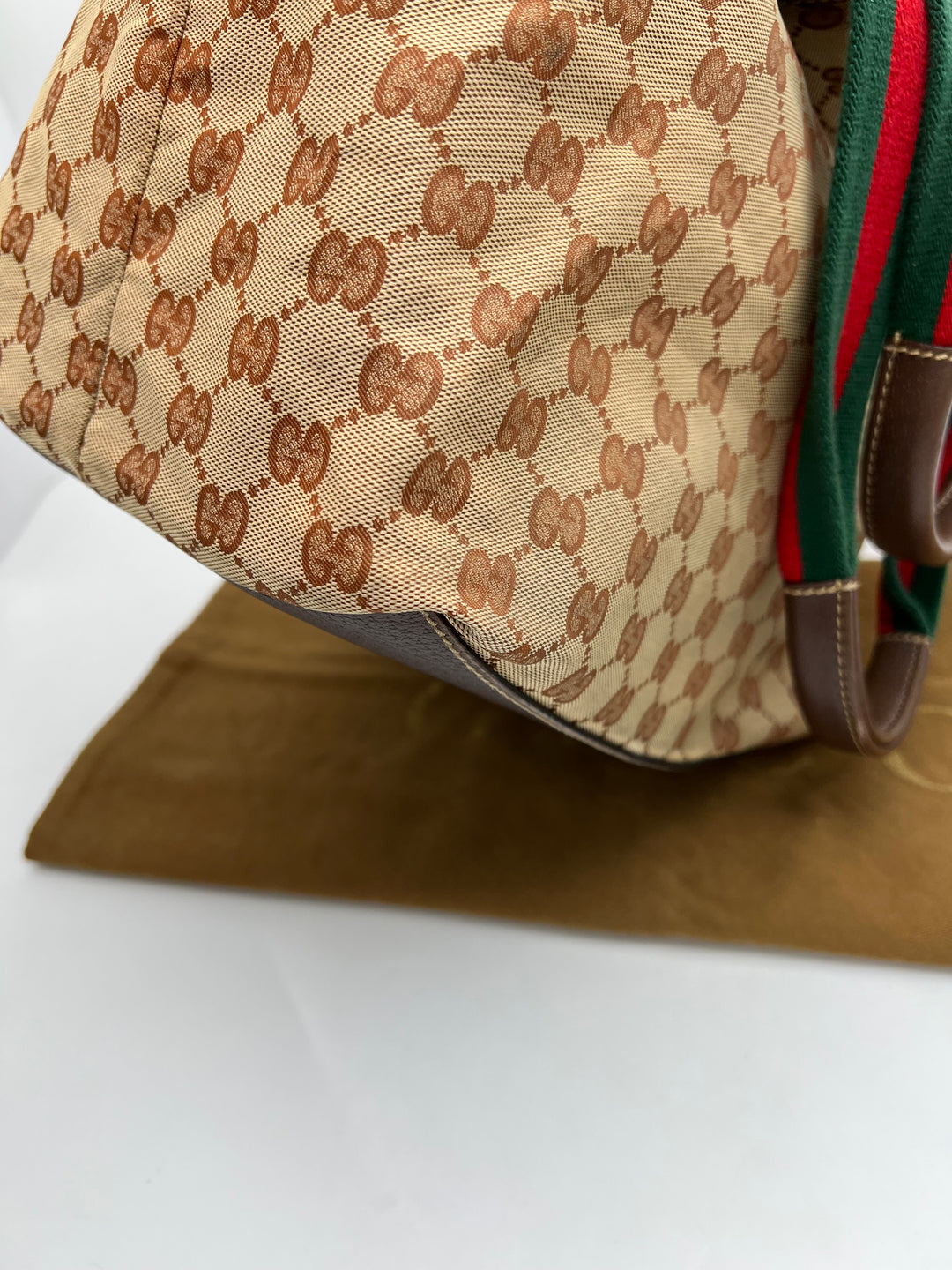 GUCCI OPHIDIA CANVAS TOTE BAG