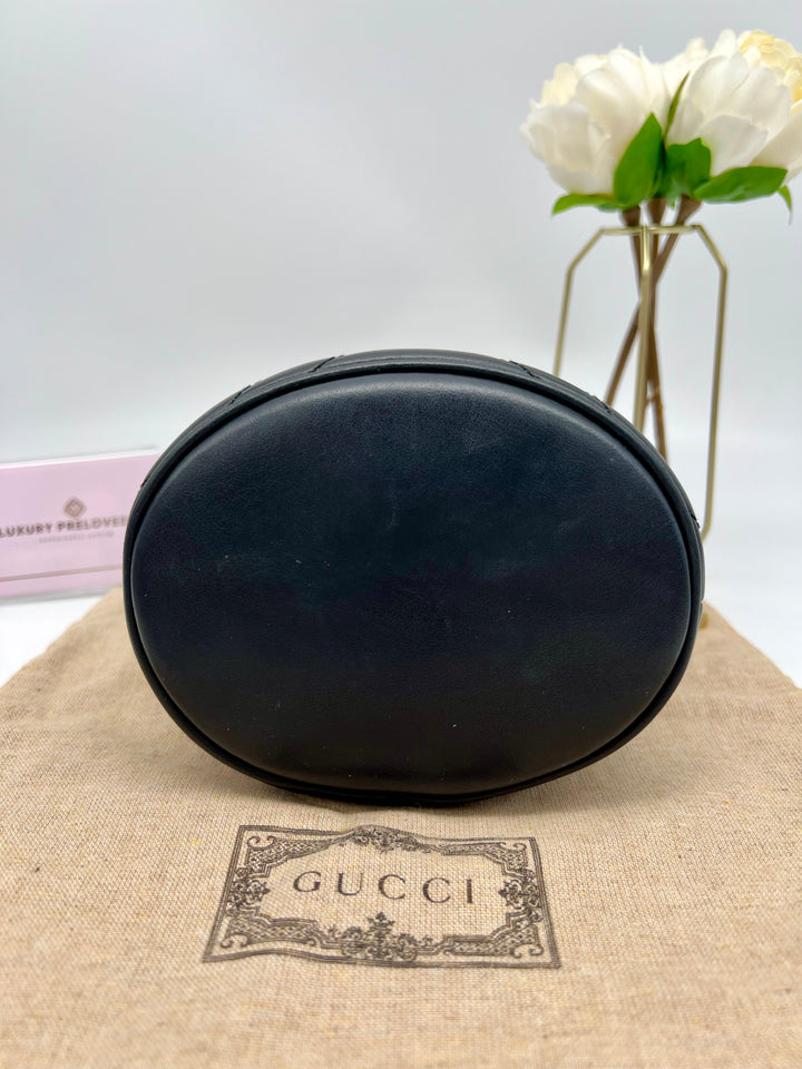 GUCCI MARMONT QUILTED GHW BUCKET BAG