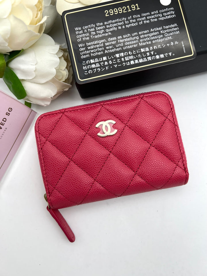 CHANEL CLASSIC ZIP COIN WALLET