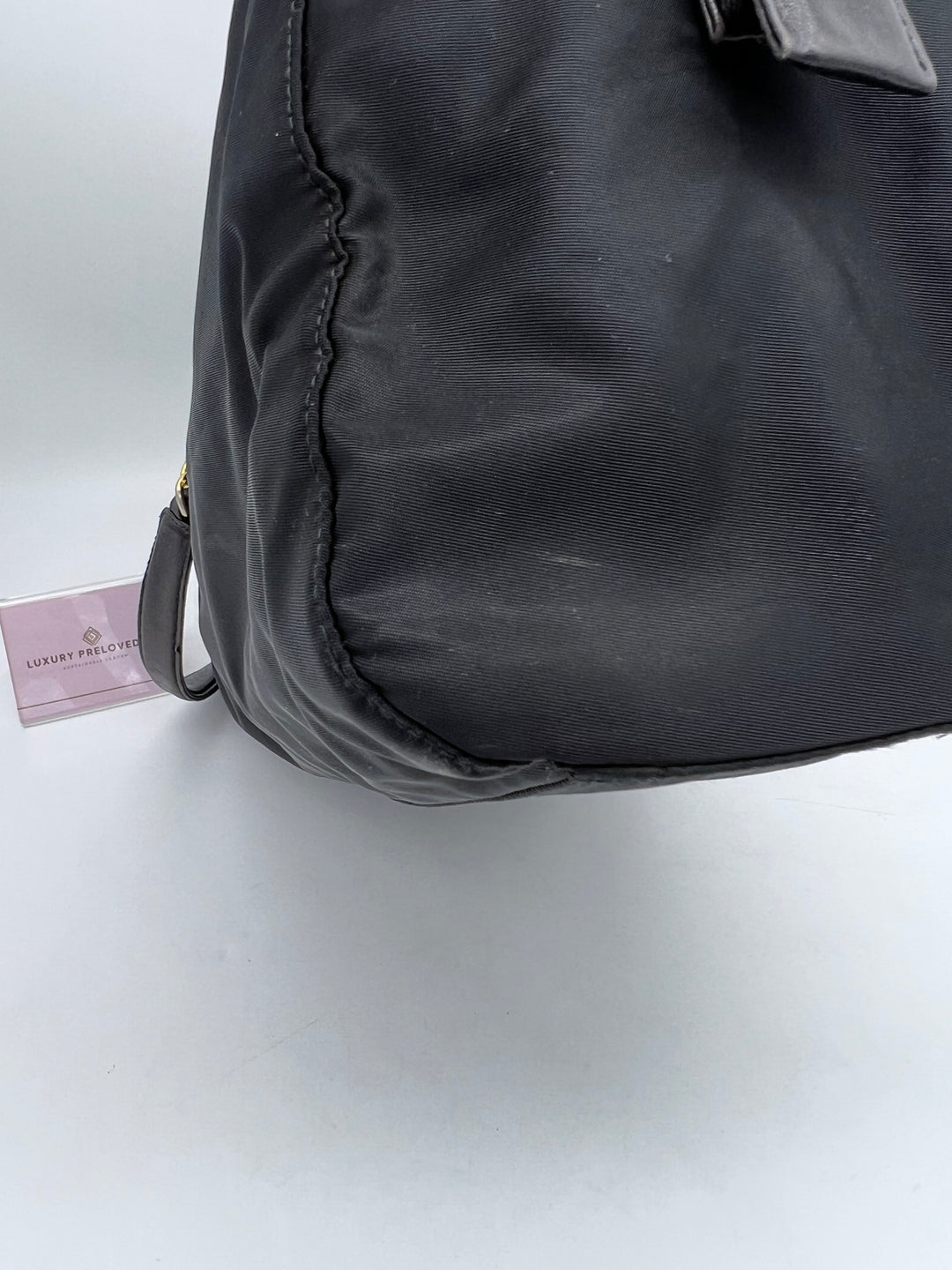 PRADA NYLON QUILTED CHAIN