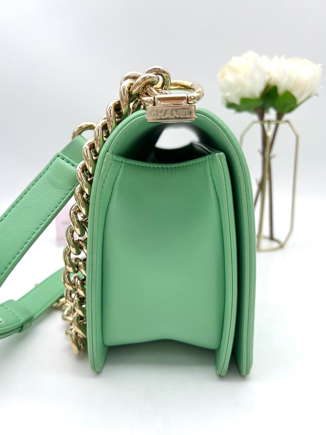 CHANEL LAMBSKIN OLD MEDIUM BOY