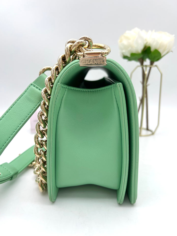 CHANEL LAMBSKIN OLD MEDIUM BOY