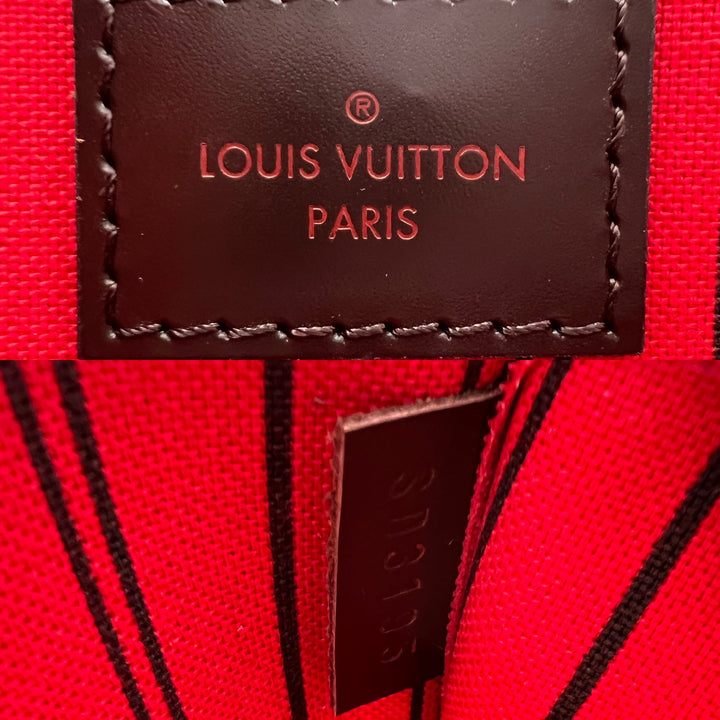 LOUIS VUITTON NEVERFULL MM DAMIER POUCH