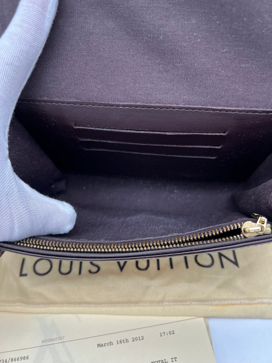 LOUIS VUITTON ROSSMORE PM VERNIS