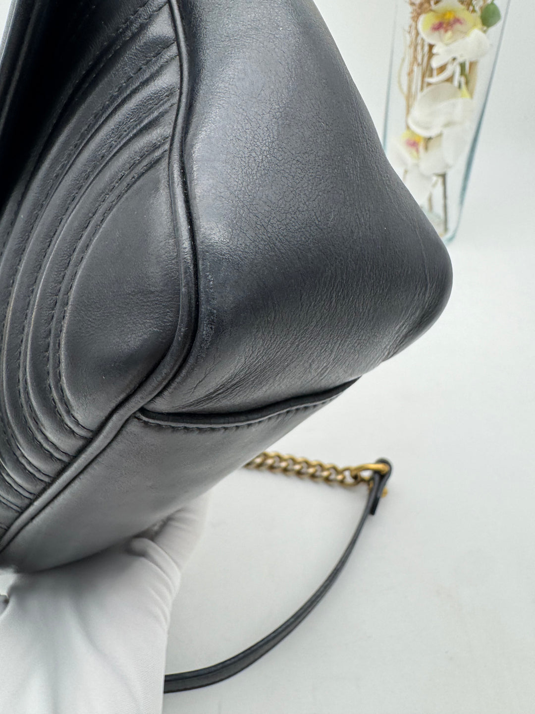 GUCCI MARMONT QUILTED GHW SHOULDER BAG