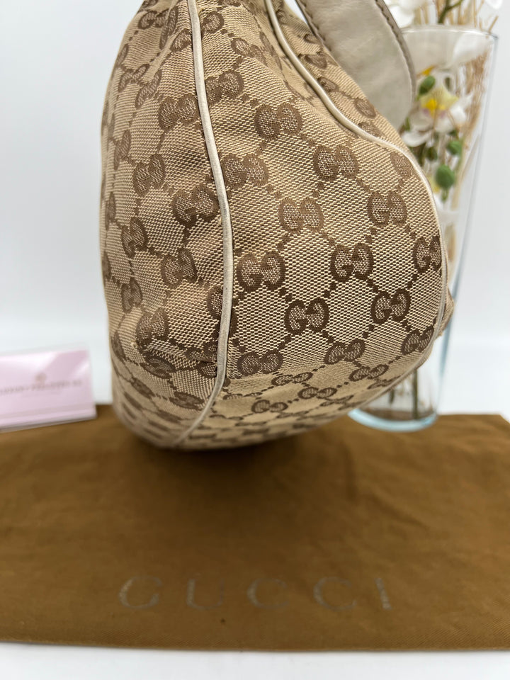 GUCCI CANVAS SMALL OPHIDIA SHOULDER BAG