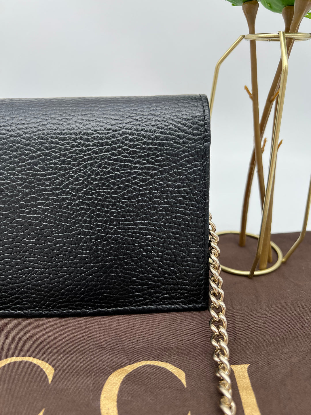 GUCCI CALFSKIN INTERLOCKING WOC