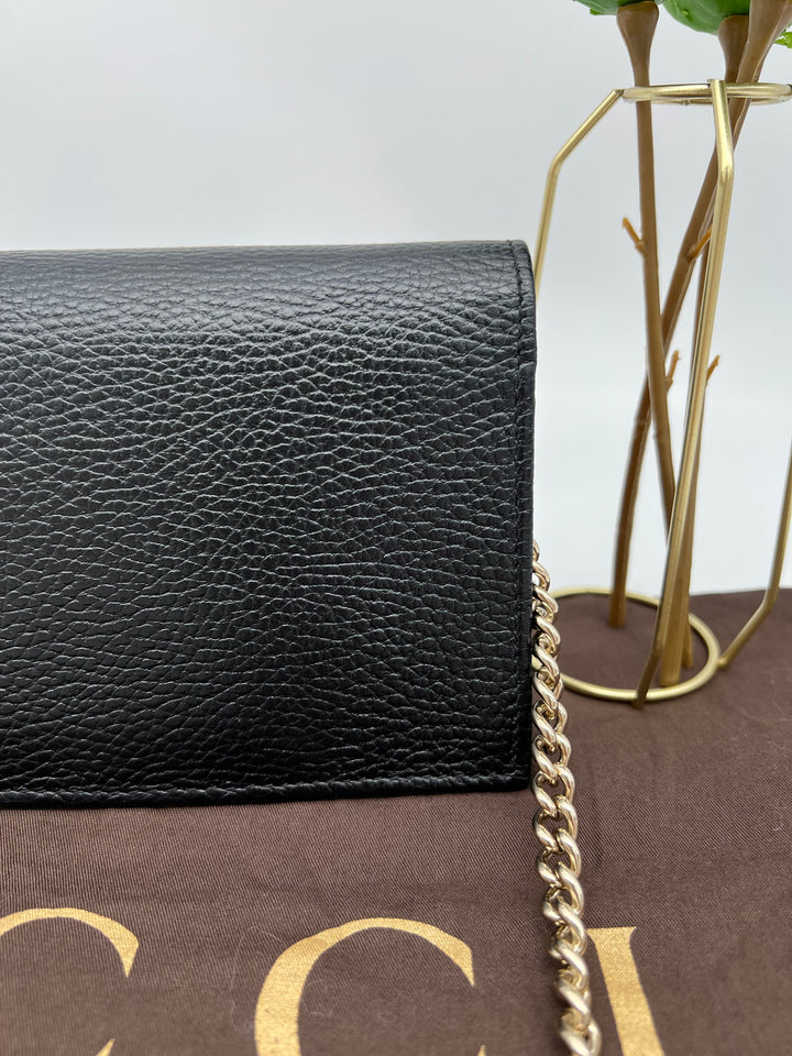 GUCCI CALFSKIN INTERLOCKING WOC