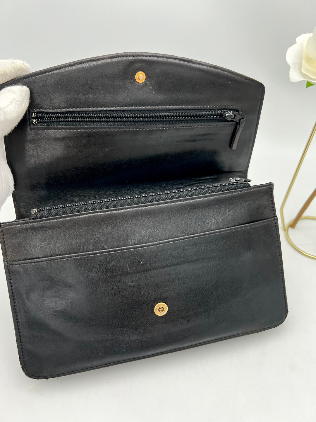 CHANEL LAMBSKIN TIMELESS CLUTCH