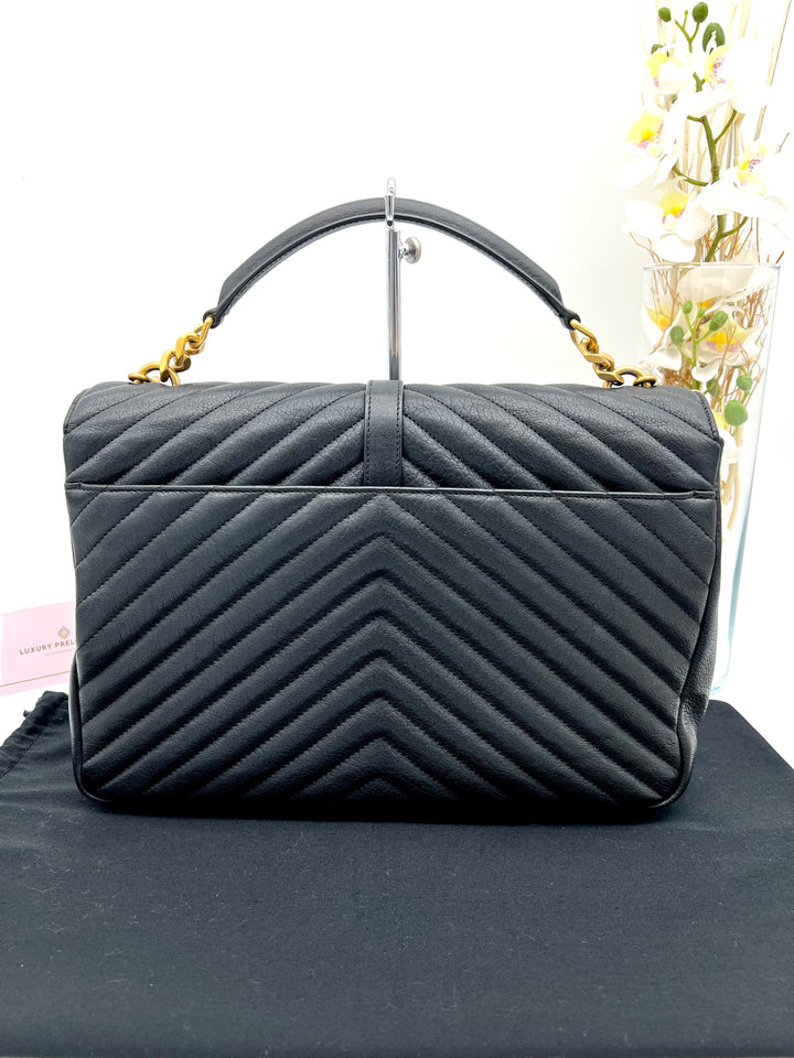 YVES SAINT LAURENT MONOGRAM ENVELOPE GHW