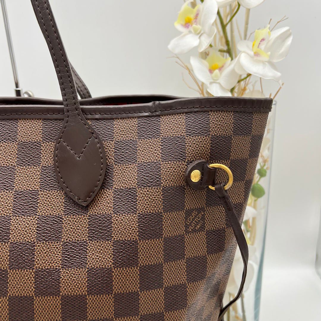 LOUIS VUITTON NEVERFULL MM DAMIER EBENE