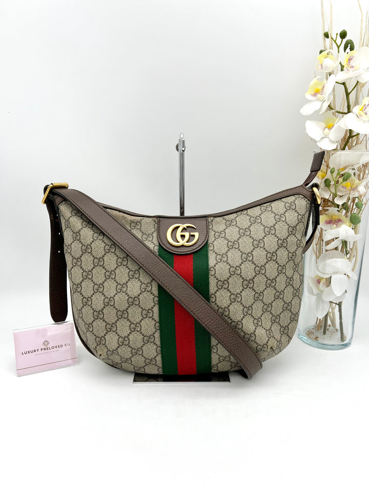 GUCCI PVC OPHIDIA SHOULDER BAG (NEW VERSION )