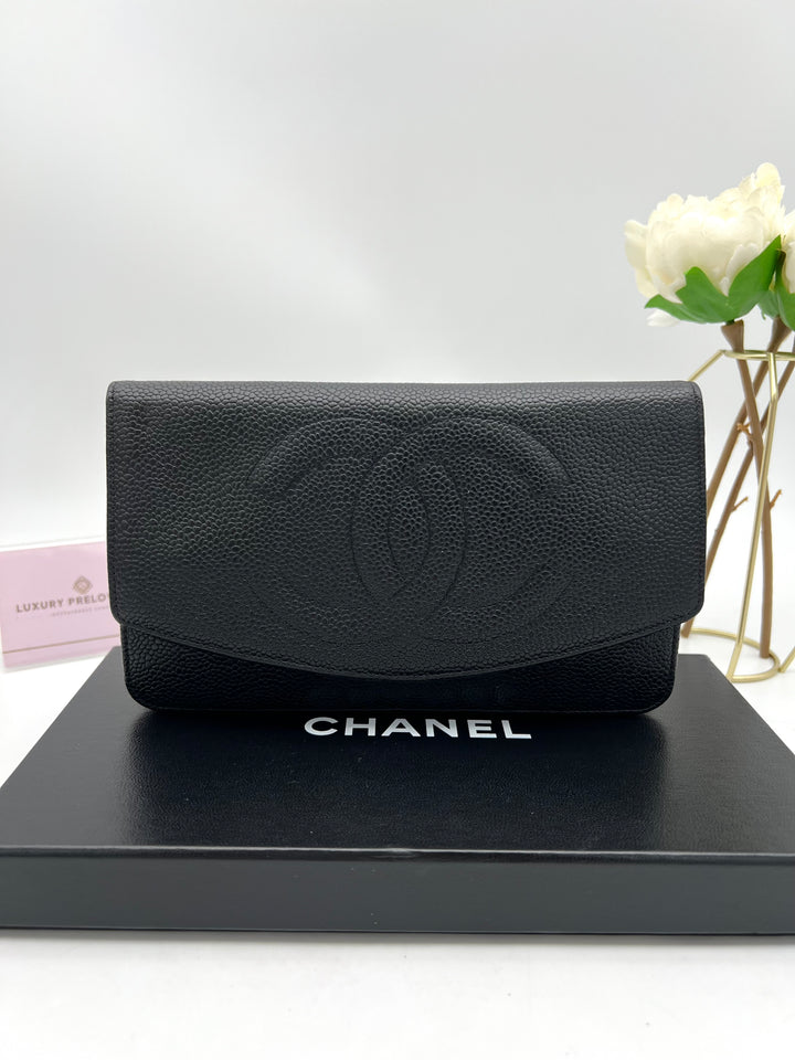 CHANEL CAVIAR TIMELESS CLUTCH