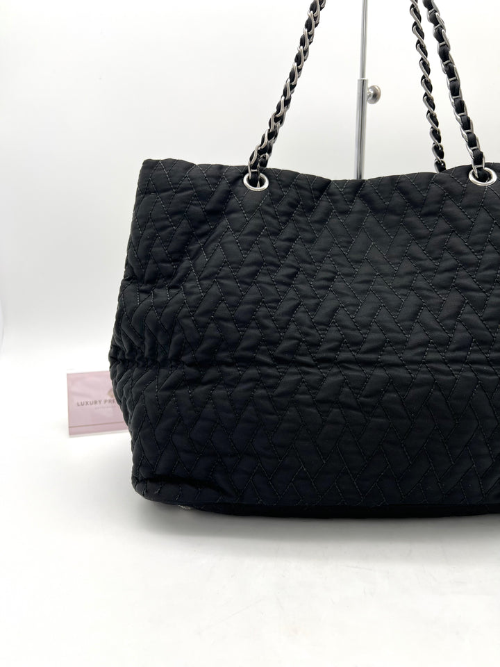PRADA NYLON QUILTED CHAIN 2 WAY BAG