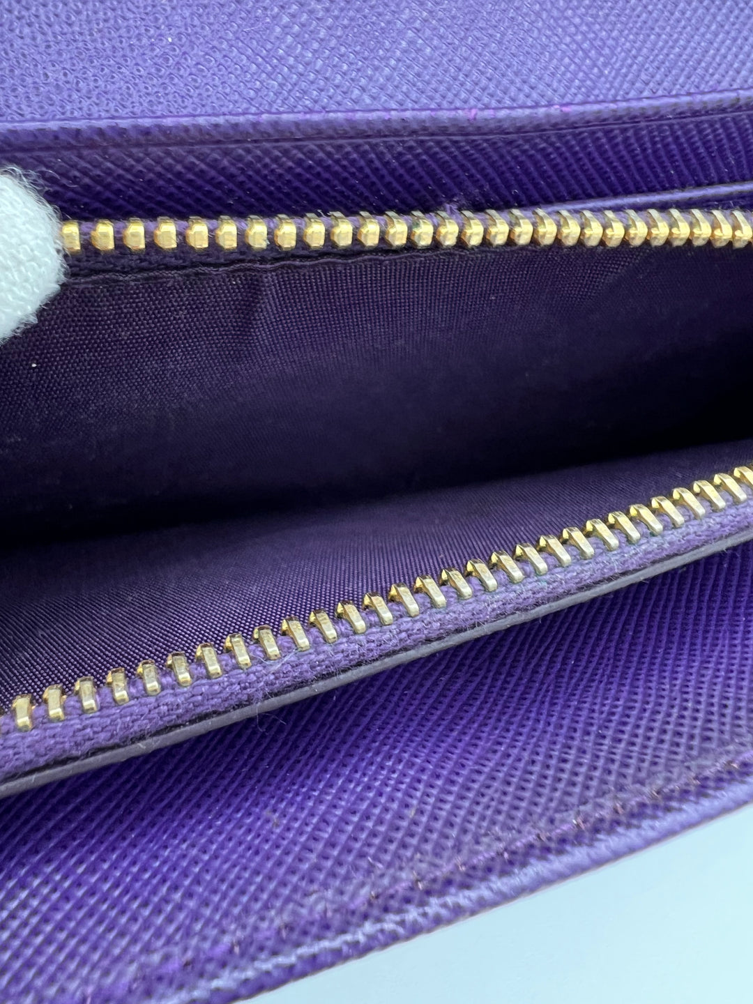 PRADA WALLET RIBBON SAFFIANO LEATHER