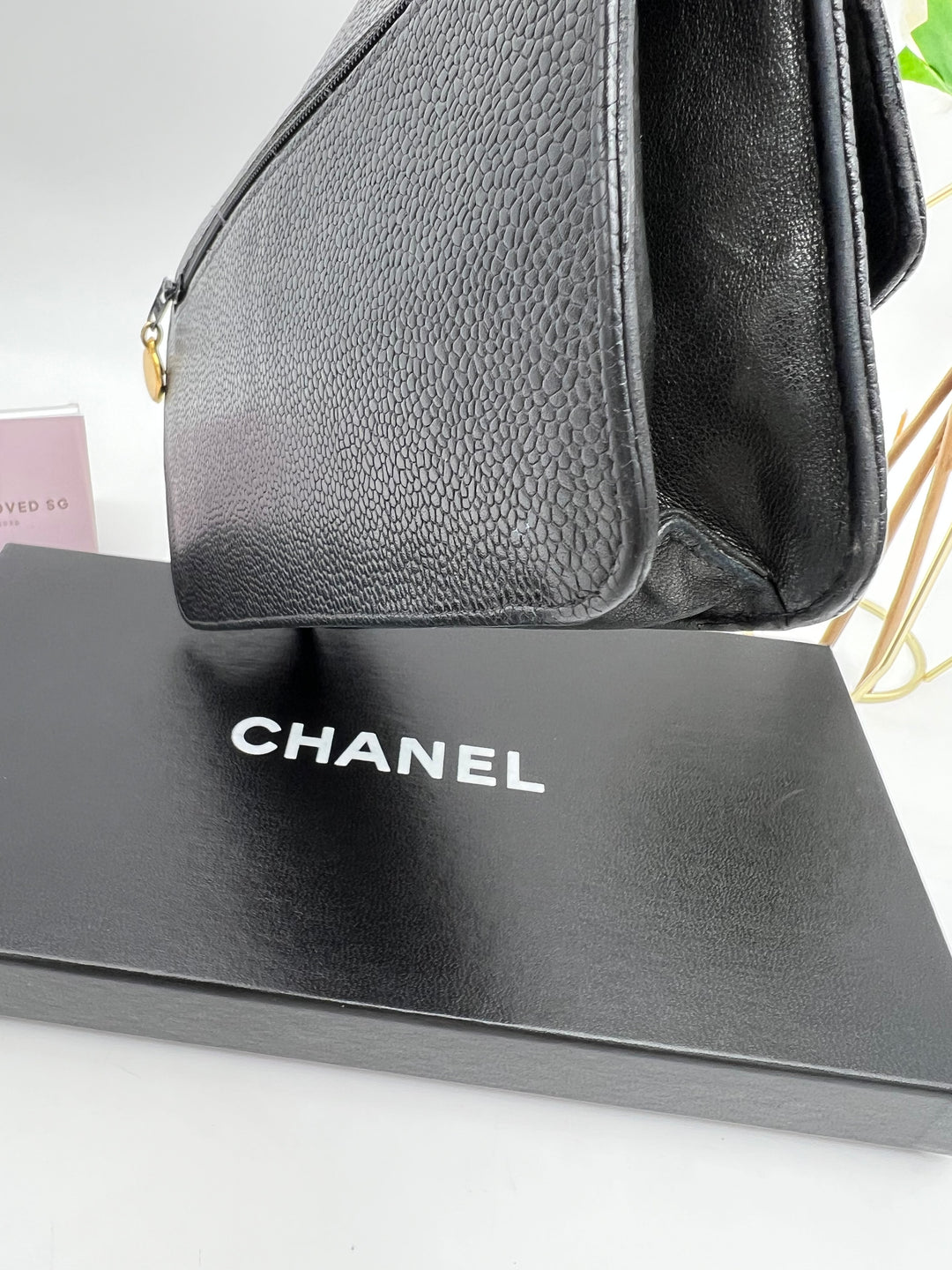 CHANEL CAVIAR TIMELESS CLUTCH
