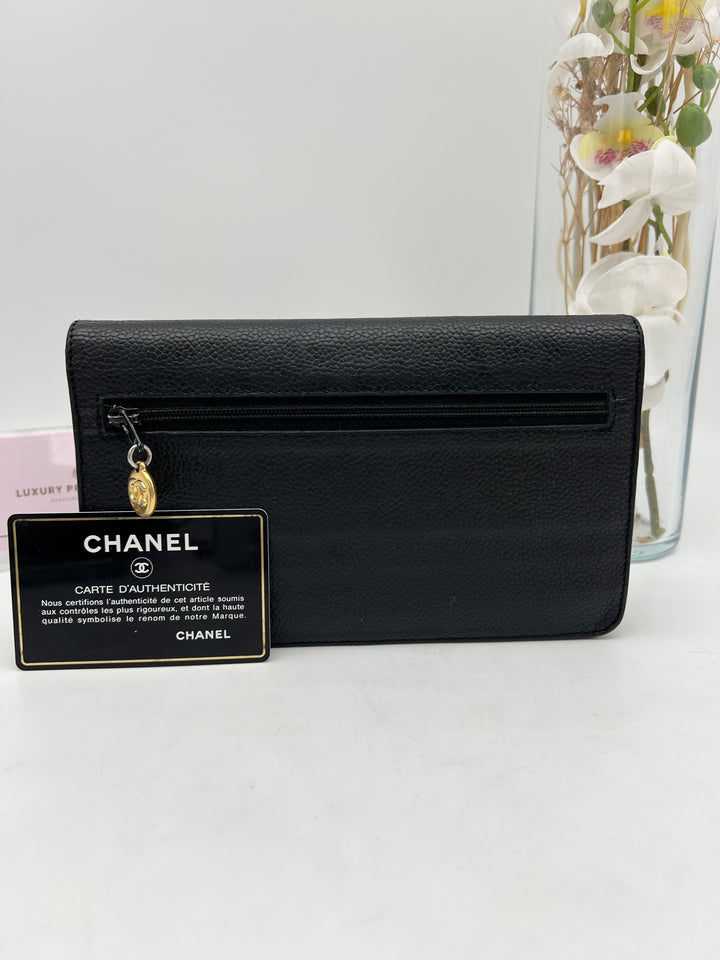 CHANEL LAMBSKIN TIMELESS CLUTCH