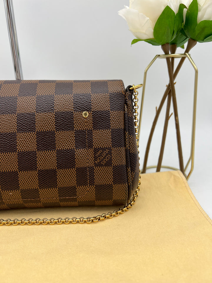 LOUIS VUITTON FAVOURITE PM DAMIER EBENE