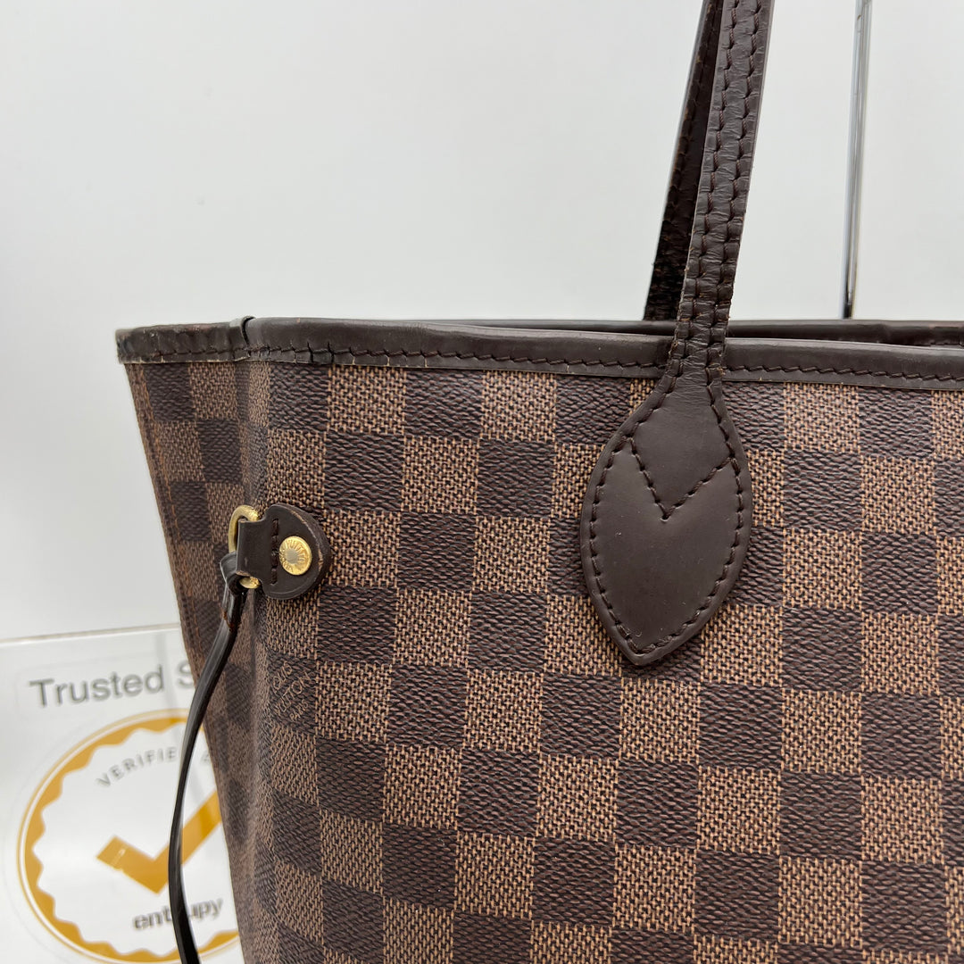 LOUIS VUITTON NEVERFULL MM DAMIER EBENE