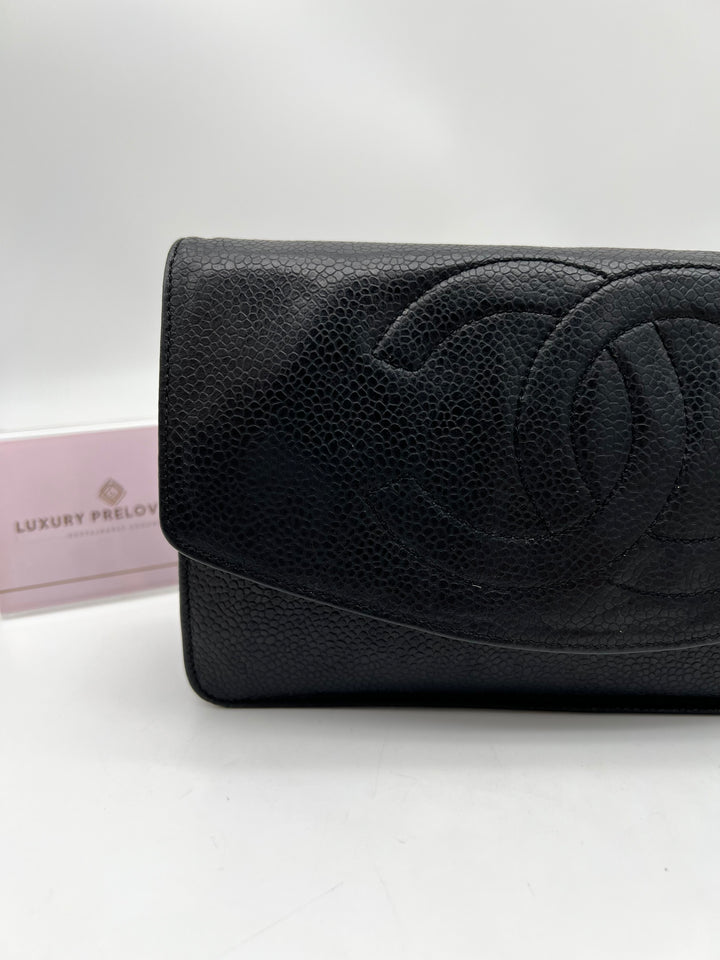 CHANEL CAVIAR TIMELESS CLUTCH