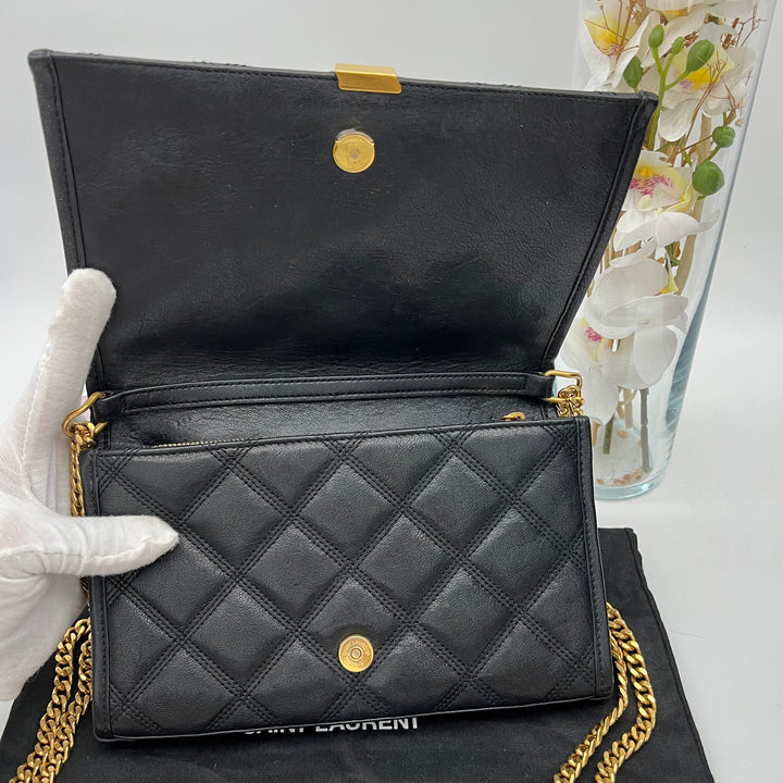 YVES SAINT LAURENT BECKY WALLET ON CHAIN