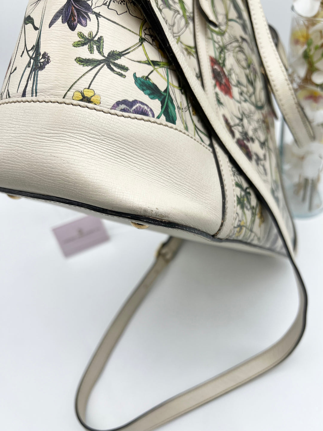 GUCCI VINTAGE FLORA 2 WAY BAG