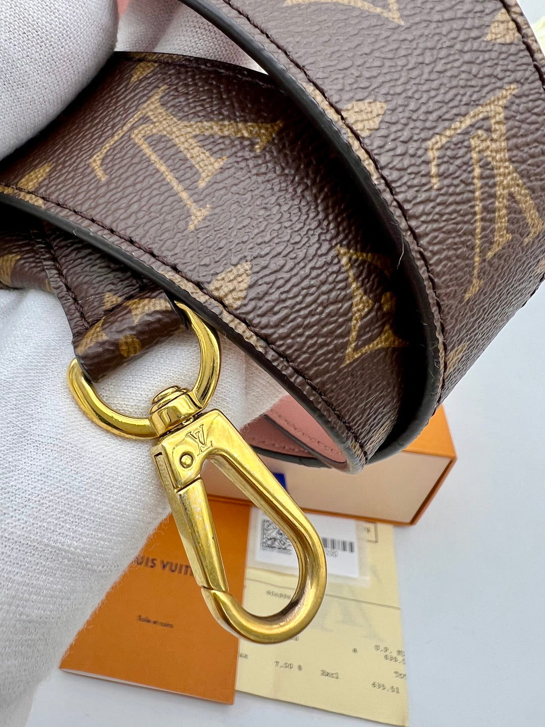 LOUIS VUITTON BANDOULIERE STRAP MONOGRAM REVERSE