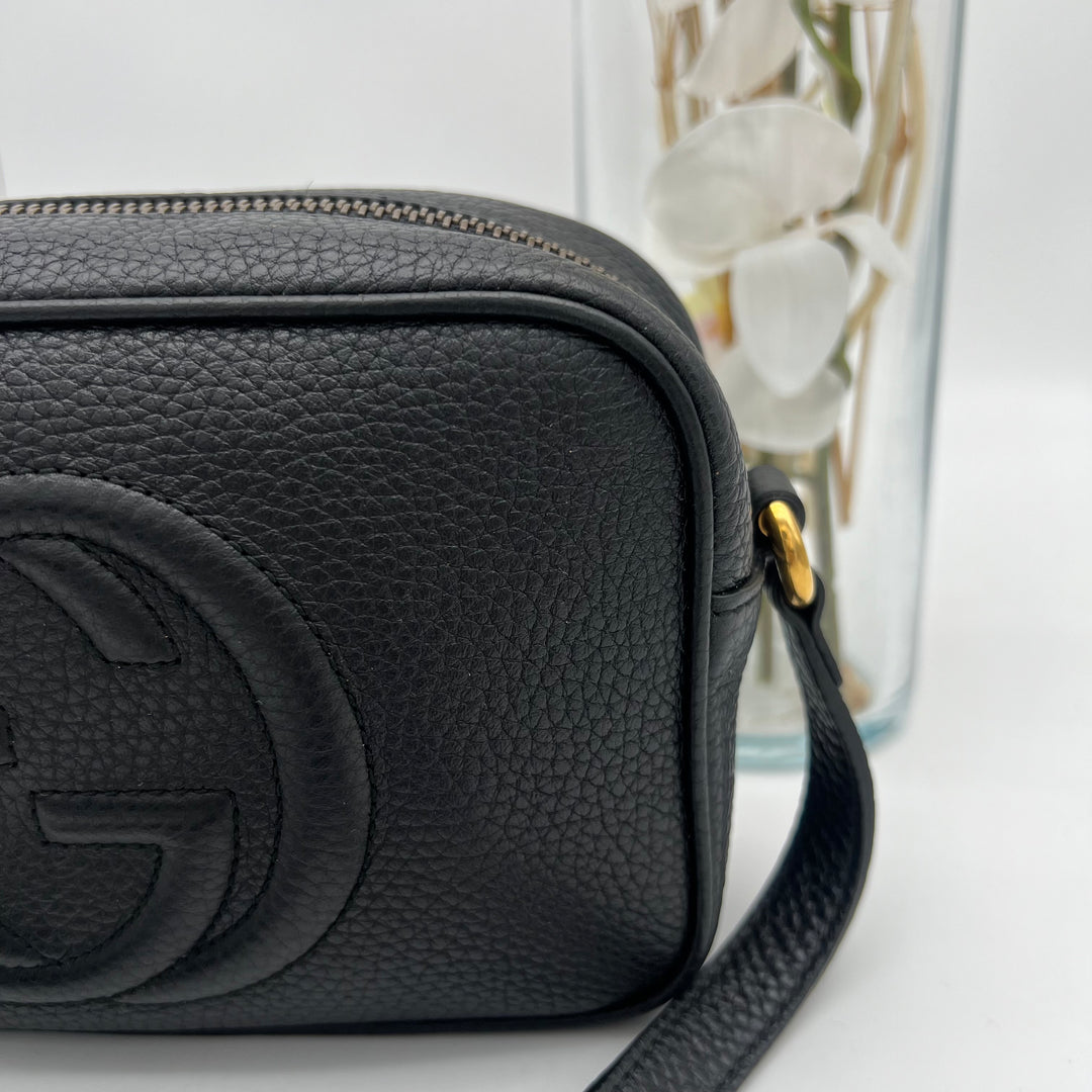 GUCCI DISCO SOHO CROSSBODY BLACK