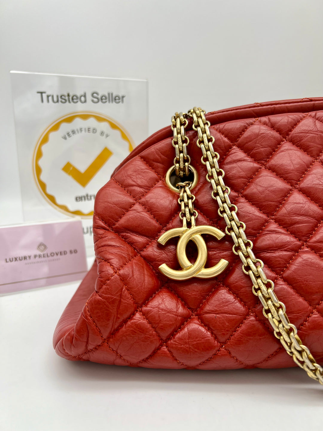 CHANEL QUILTED CALF LEATHER  MADAMOISELLE