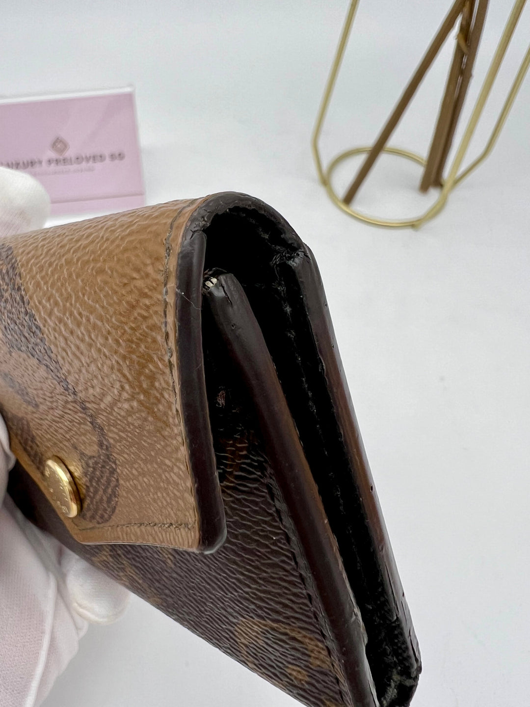 LOUIS VUITTON ZOE WALLET REVERSED