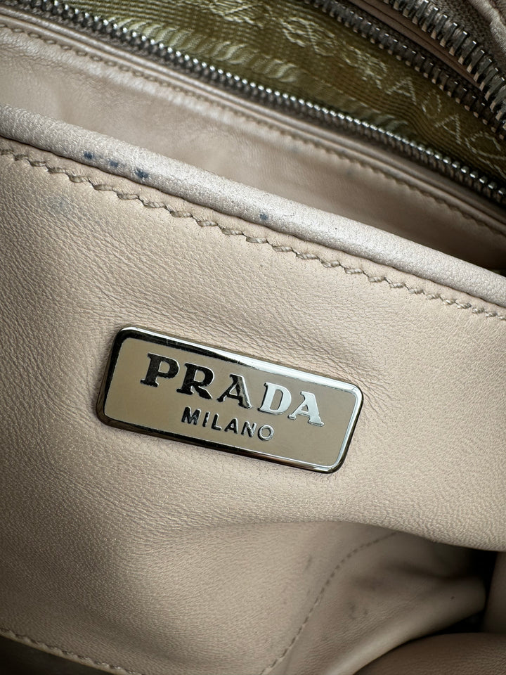 PRADA NAPPA LEATHER CLUTCH